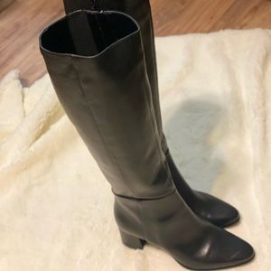 Brand New - tall leather boots